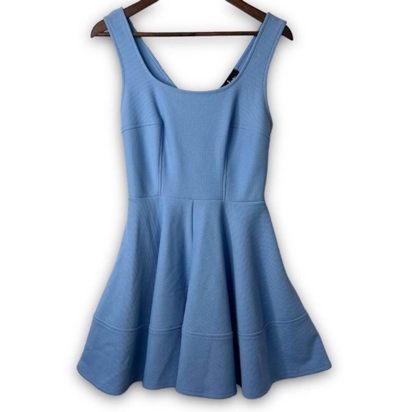 Lulus Light Blue Periwinkle Skater Dress Size Small NWOT - Picture 6 of 13